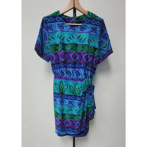Women Multicolor Dress Sag Harbor Size 8